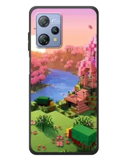Чехол для Blackview A53 с картинкой «Розовое дерево Minecraft»