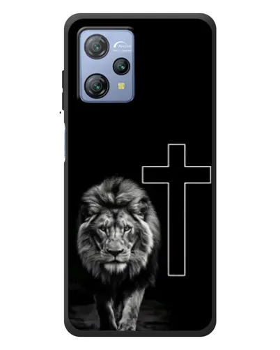 Чехол для Blackview A53 с картинкой «Лев и Крест»