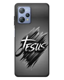 Чехол для Blackview A53 с картинкой «Надпись Jesus Graffiti»