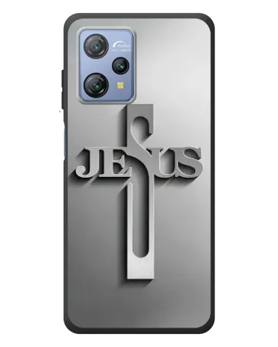 Чохол для Blackview A53 з картинкою «Металевий хрест Jesus» Чохол для Blackview A53 з картинкою «Металевий хрест Jesus»