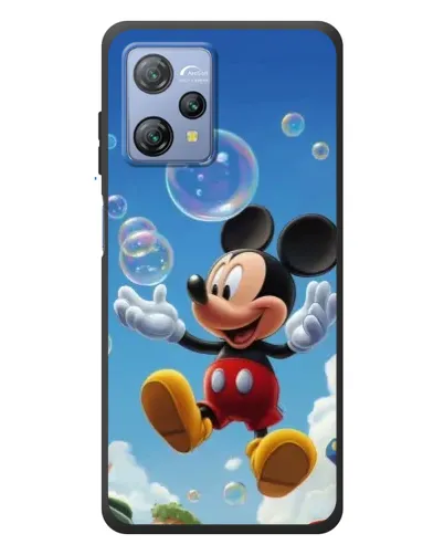 Чехол для Blackview A53 с картинкой «Mickey и мыльные пузыри»