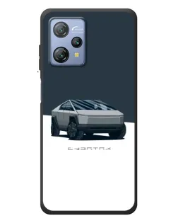 Чохол для Blackview A53 з картинкою «Сріблястий Cybertruck Tesla»