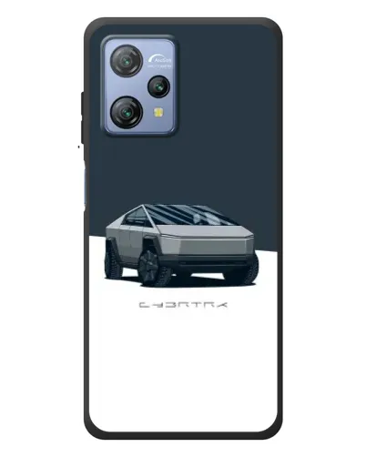Чохол для Blackview A53 з картинкою «Сріблястий Cybertruck Tesla»
