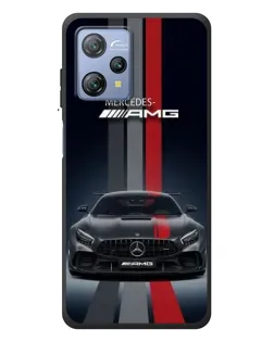 Чохол для Blackview A53 з картинкою «Mercedes — білий карбон»