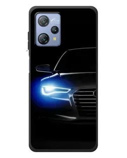 Чохол для Blackview A53 з картинкою «Неоновий погляд Audi»