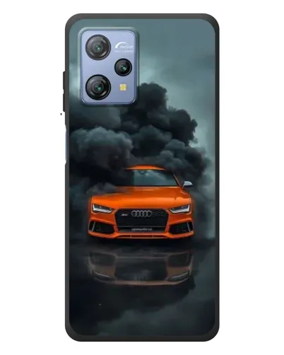 Чохол для Blackview A53 з картинкою «Audi у хмарах диму»