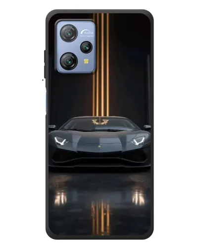 Чохол для Blackview A53 з картинкою «Lamborghini золоті лінії»