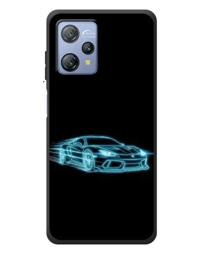 Чохол для Blackview A53 з картинкою «Неоновий контур Lamborghini»