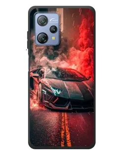 Чохол для Blackview A53 з картинкою «Lamborghini червоний дим»