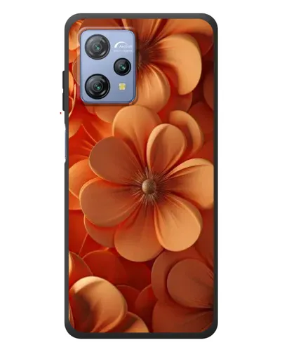 Чехол для Blackview A53 с картинкой «Оранжевый макро цветок»