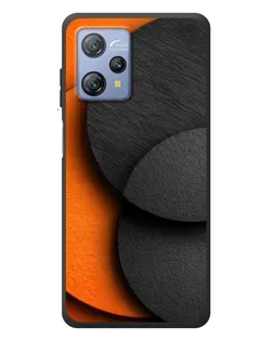 Чехол для Blackview A53 с картинкой «Геометрия оранжевых кругов»