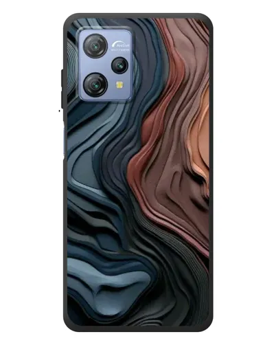 Чехол для Blackview A53 с картинкой «Цветные волны каньона»
