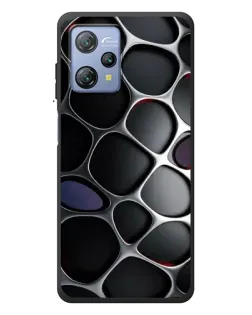 Чехол для Blackview A53 с картинкой «Объемная темная решетка»