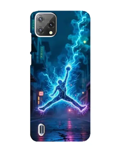 Чохол для Blackview A55 з картинкою «Jordan Gold Jumpman»