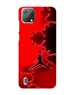 Чохол для Blackview A55 з картинкою «Jordan Red Smoke»