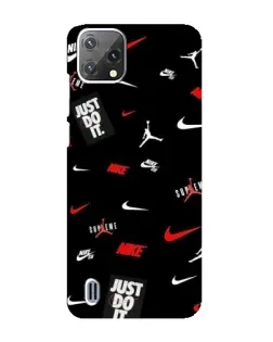 Чохол для Blackview A55 з картинкою «Nike Mix Pattern»