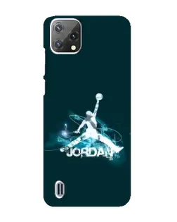 Чохол для Blackview A55 з картинкою «Jordan Blue Fire»