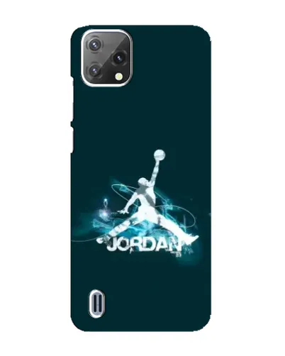 Чохол для Blackview A55 з картинкою «Jordan Blue Fire»