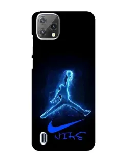 Чохол для Blackview A55 з картинкою «Jordan Neon Blue»