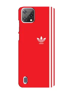 Чохол для Blackview A55 з картинкою «Червоний мінімалізм Adidas»