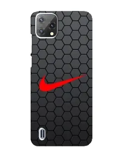 Чохол для Blackview A55 з картинкою «Nike — карбонова сітка»