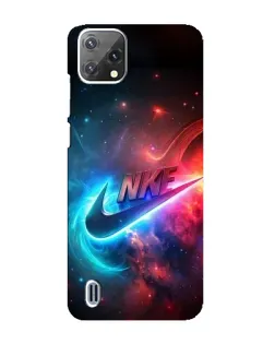 Чохол для Blackview A55 з картинкою «Вогняний логотип Nike»