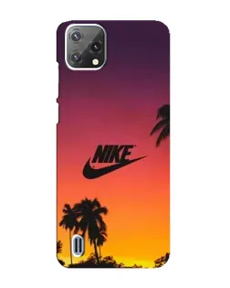 Чохол для Blackview A55 з картинкою «Nike на заході сонця»