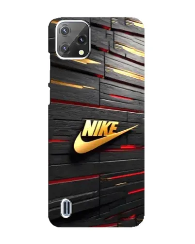 Чохол для Blackview A55 з картинкою «Золотий Nike на металі»