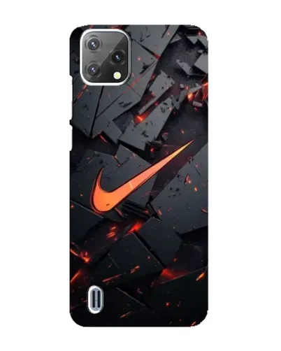 Чохол для Blackview A55 з картинкою «Nike — ефект розломів»