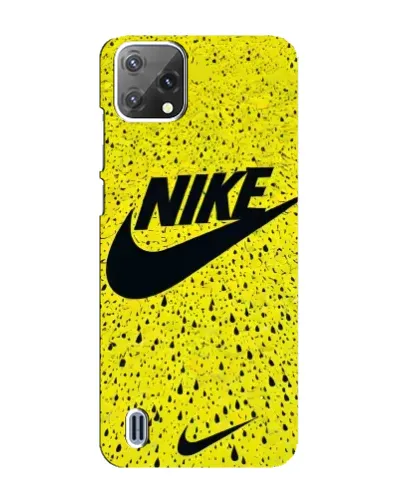 Чохол для Blackview A55 з картинкою «Жовтий текстурний Nike»