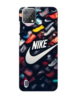 Чохол для Blackview A55 з картинкою «Колекція кросівок Nike»