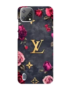 Чохол для Blackview A55 з картинкою «Квітковий Louis Vuitton»