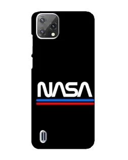 Чохол для Blackview A55 з картинкою «NASA — класика Red Blue»