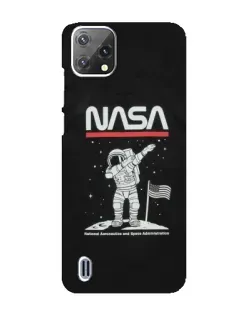Чохол для Blackview A55 з картинкою «NASA — крокуємо по Місяцю»