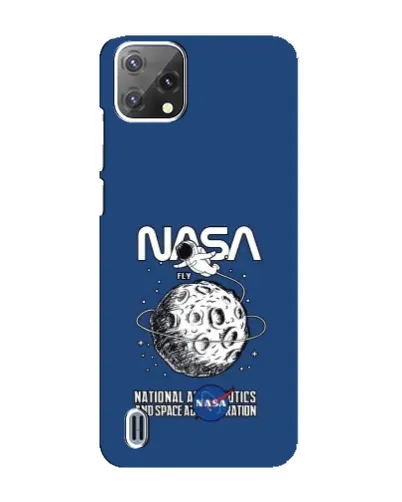 Чохол для Blackview A55 з картинкою «NASA — місячна місія»