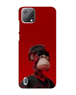Чохол для Blackview A55 з картинкою «Bored Ape в червоному»