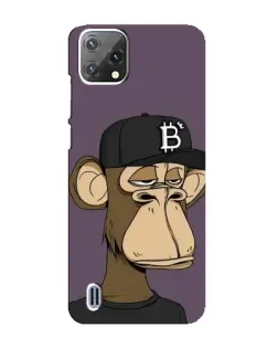 Чохол для Blackview A55 з картинкою «Bored Ape в кепці»