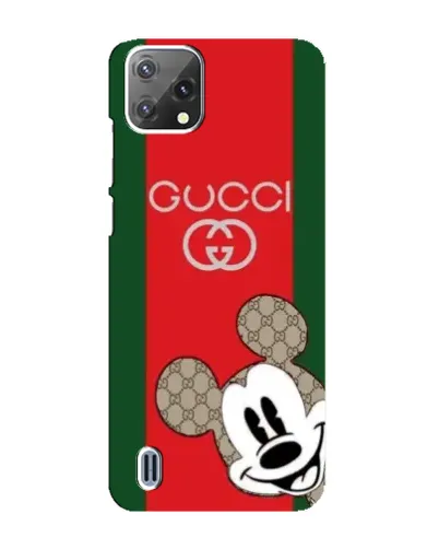 Чехол для Blackview A55 с картинкой «Gucci — полосы и Микки»