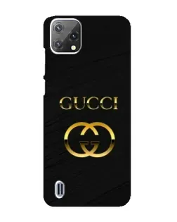 Чехол для Blackview A55 с картинкой «Золотой логотип Gucci»