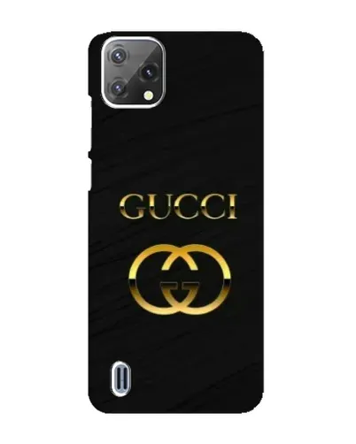 Чехол для Blackview A55 с картинкой «Золотой логотип Gucci»