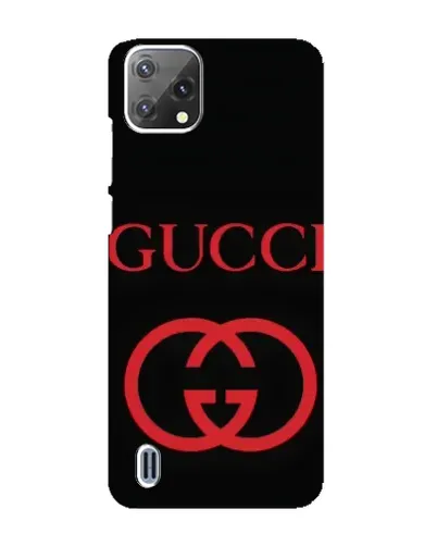 Чехол для Blackview A55 с картинкой «Gucci — красный логотип»