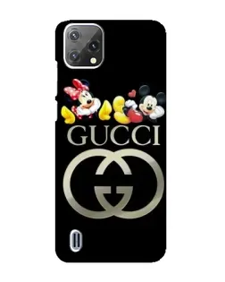 Чехол для Blackview A55 с картинкой «Gucci — герои Disney»
