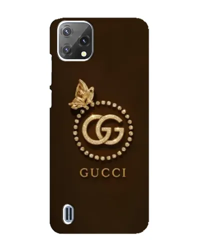 Чехол для Blackview A55 с картинкой «Gucci — золотая бабочка»