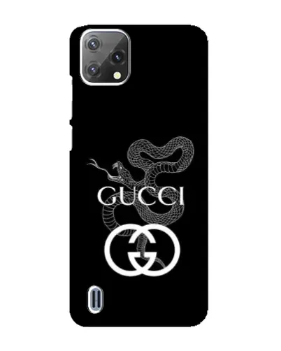 Чехол для Blackview A55 с картинкой «Gucci — серебряная змея»
