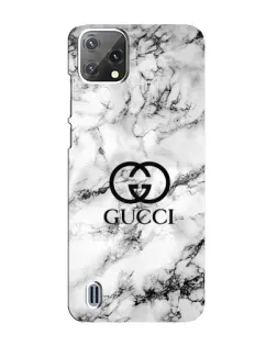 Чехол для Blackview A55 с картинкой «Gucci — мраморный шик»