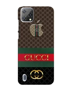 Чехол для Blackview A55 с картинкой «Gucci — брендированный десерт»