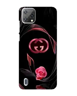 Чехол для Blackview A55 с картинкой «Gucci — неоновая роза»