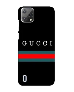 Чехол для Blackview A55 с картинкой «Gucci — красный пояс»
