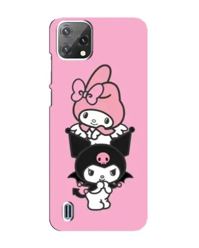 Чохол для Blackview A55 з картинкою «My Melody та Kuromi»