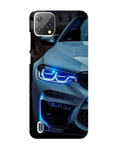 Чехол для Blackview A55 с картинкой «Взгляд BMW с синими фарами»